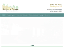 Tablet Screenshot of buffalogrovechamber.org